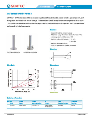 GKF Series Gasket filters